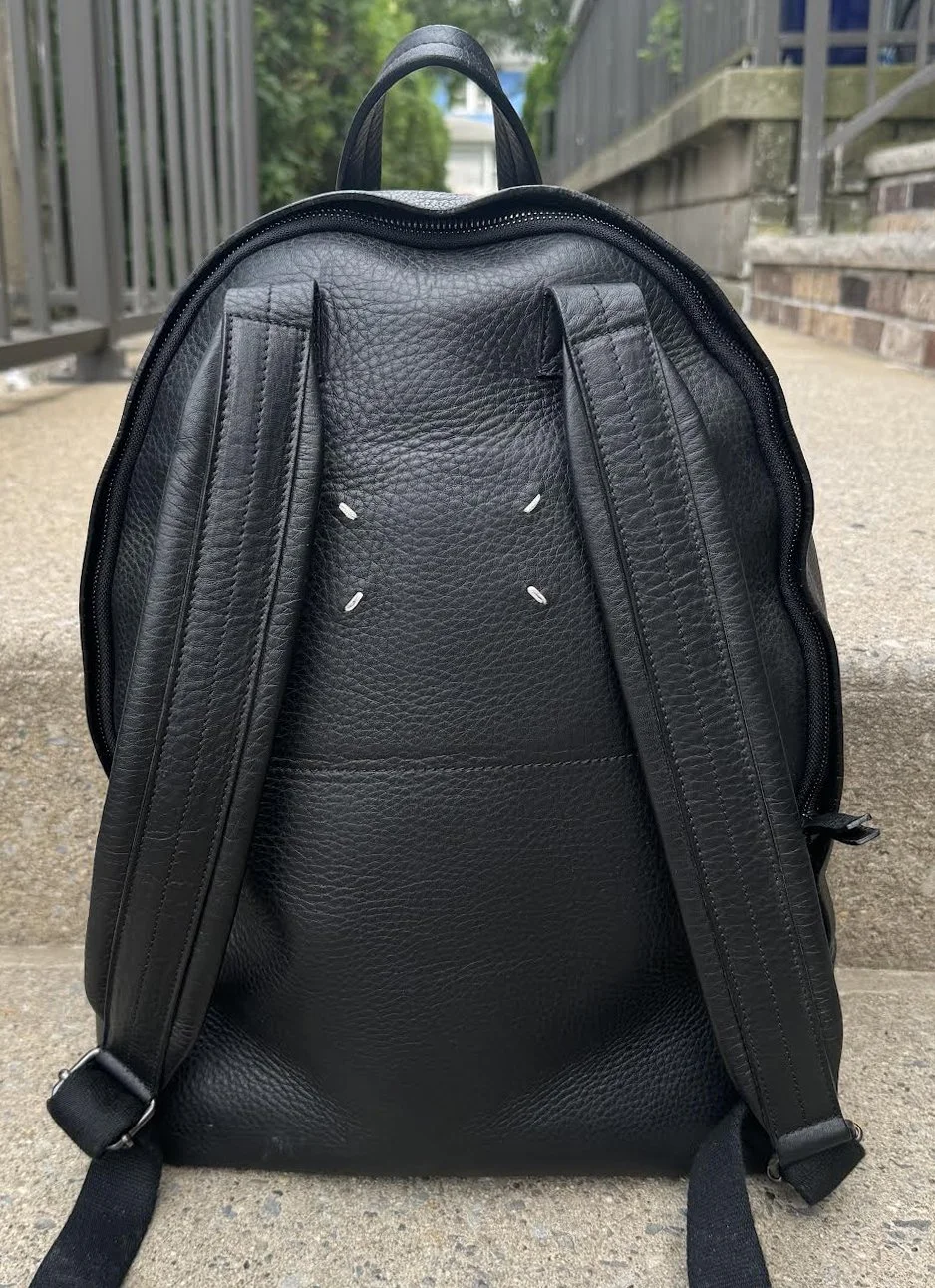 Maison Margiela Black Leather Backpack — RootsBK Maison Margiela Black Leather Backpack — RootsBK